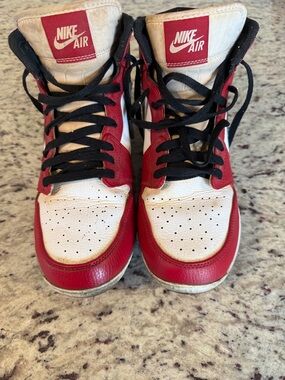 Nike Air Jordan 1 Baseball Cleats Men’s Size 9 Red White Black